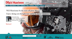 Desktop Screenshot of offpistmaurienne.com