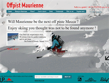 Tablet Screenshot of offpistmaurienne.com